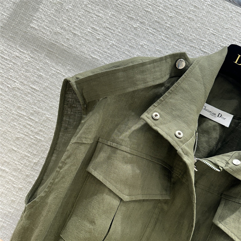 D10r work style stand collar vest jacket replica clothes