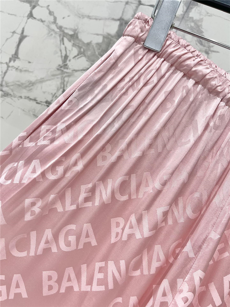 Ba1en*iaga pink silk trousers