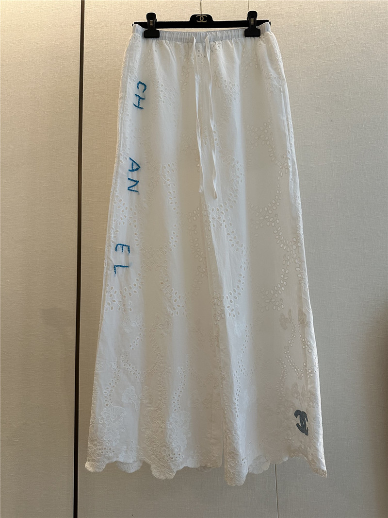 Ch**el new hollow trousers replica clothes