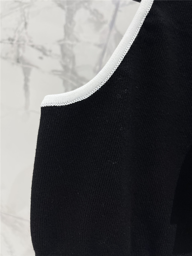 Ba1en*iaga letter jacquard sports vest replica clothing