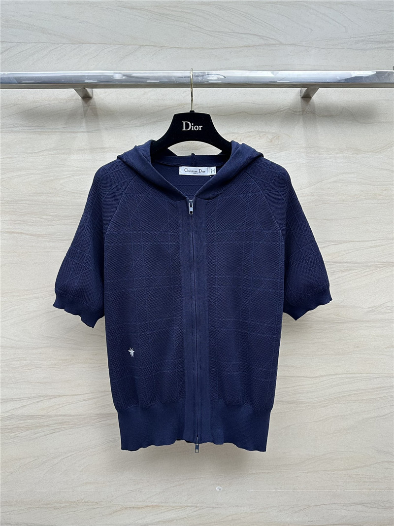 D10r rattan plaid series knitted suit replica designer clothes