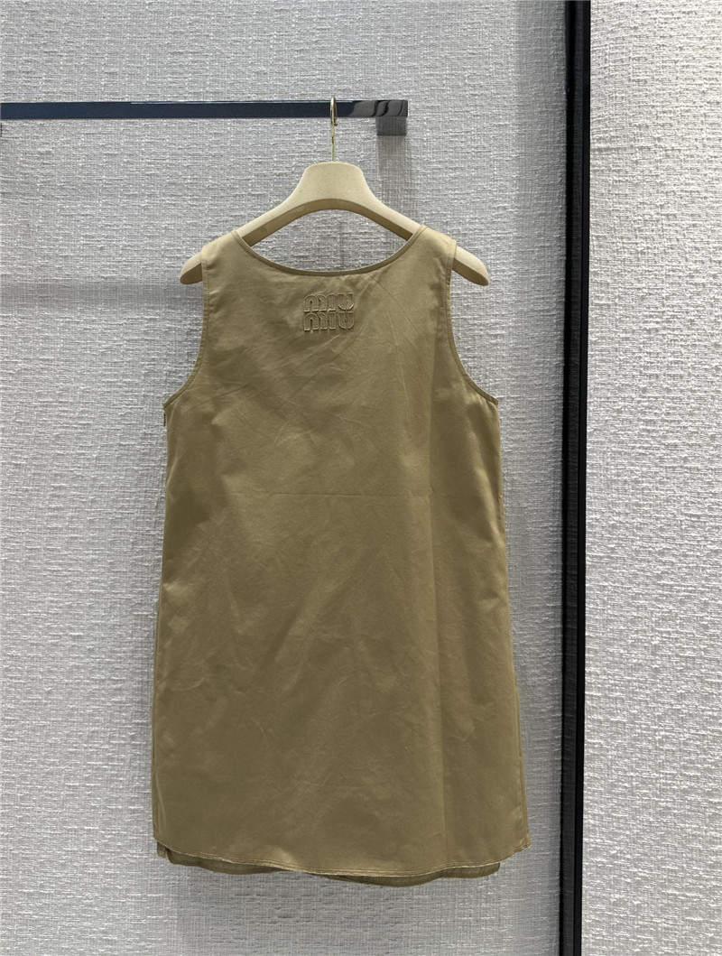 M1um1u work pocket vest dress replica clothes