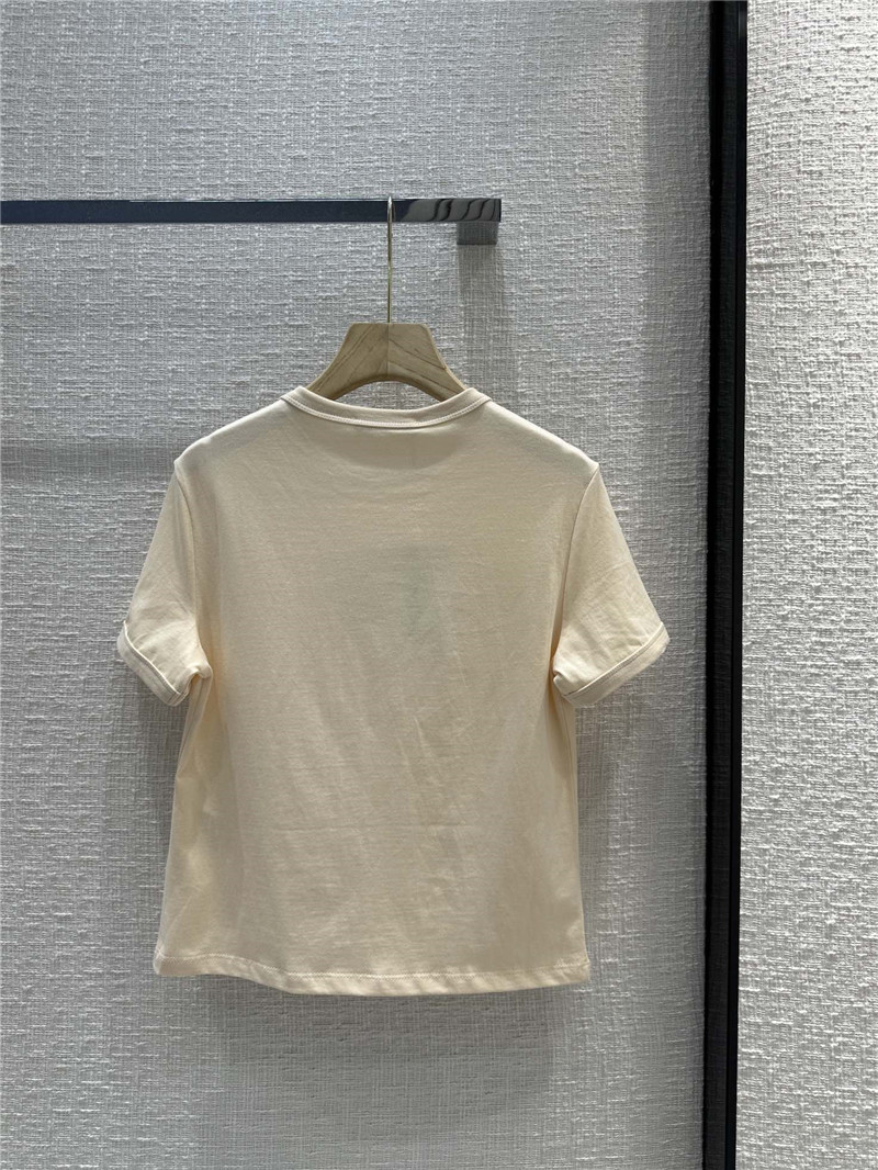 acne studios positioning logo pattern printed T-shirt replica clothing