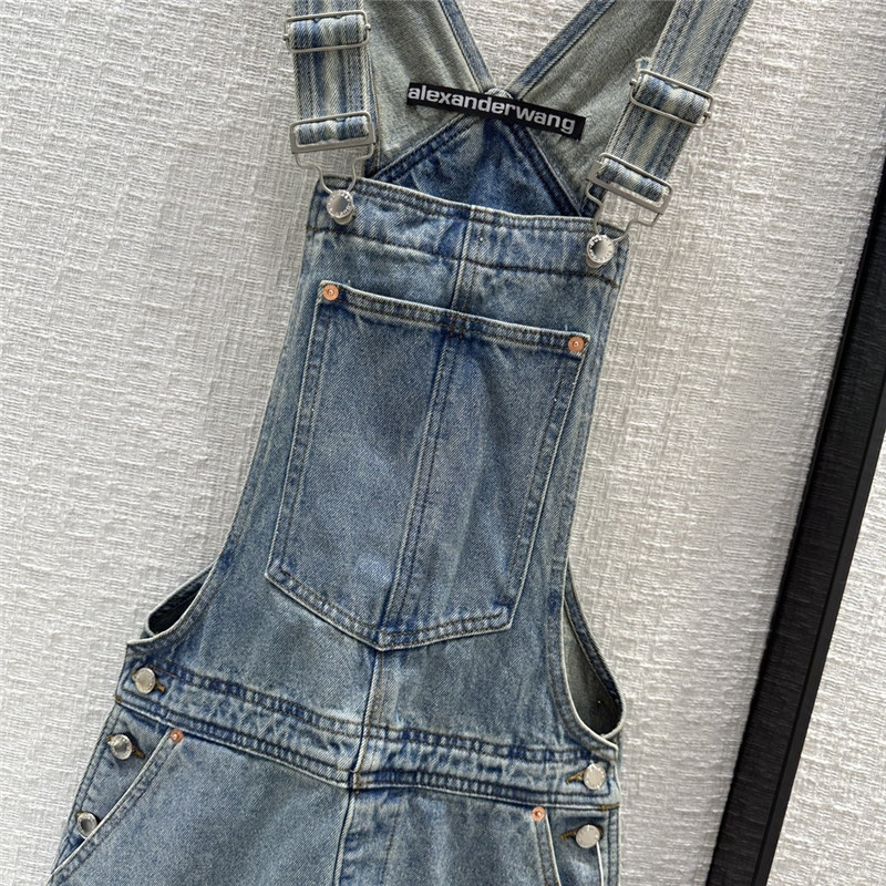 A1exa*der wang denim suspender skirt replica clothing sites