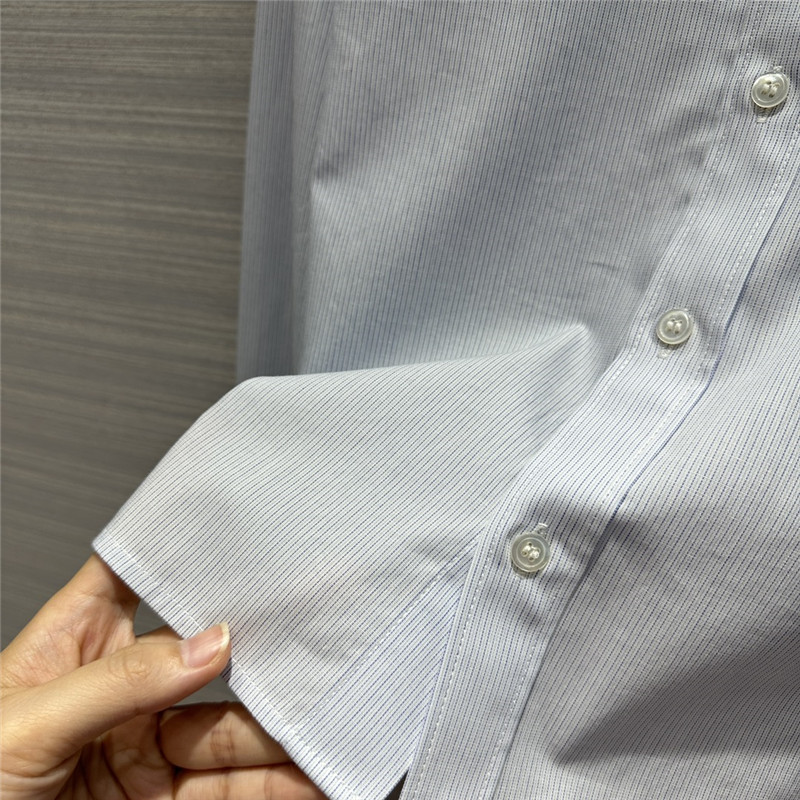 Ce1i*e sky blue striped shirt replica designer clothes