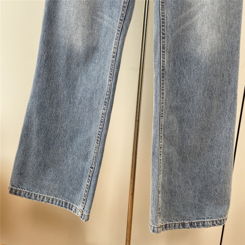 Chloé hollow embroidered jeans replicas clothes