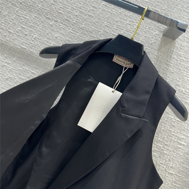 a1exa*der Mcqv*en double breasted vest suit replicas clothes