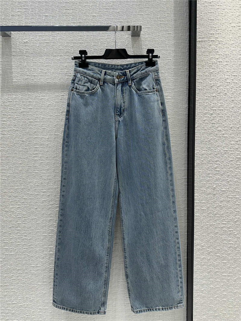 Ba1en*iaga straight wide leg jeans replica designer clothes