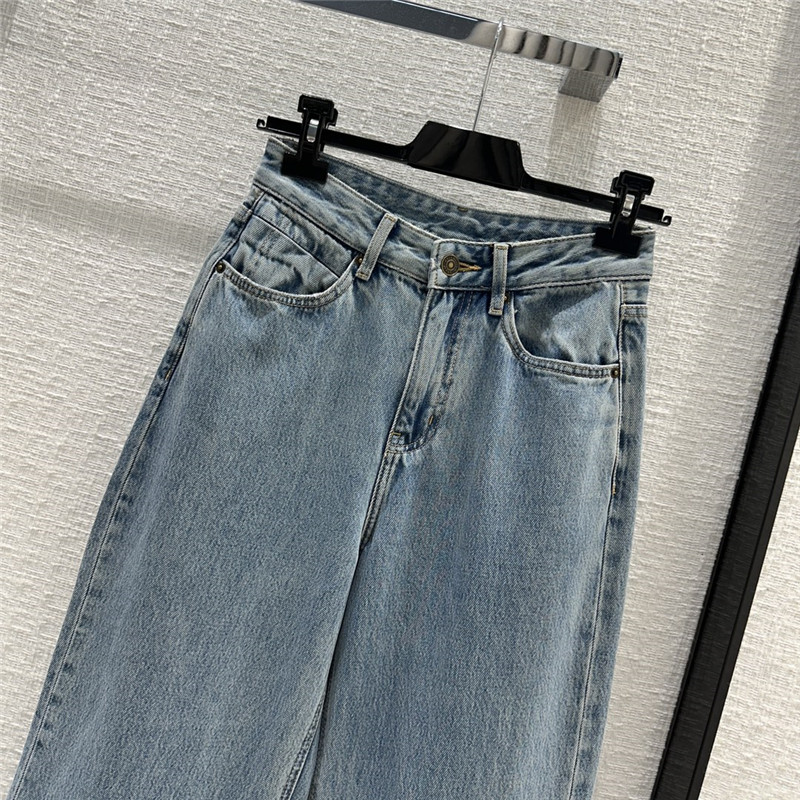 Ba1en*iaga straight wide leg jeans replica designer clothes