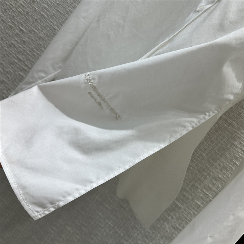 A1exa*der wang waist white shirt replica clothes