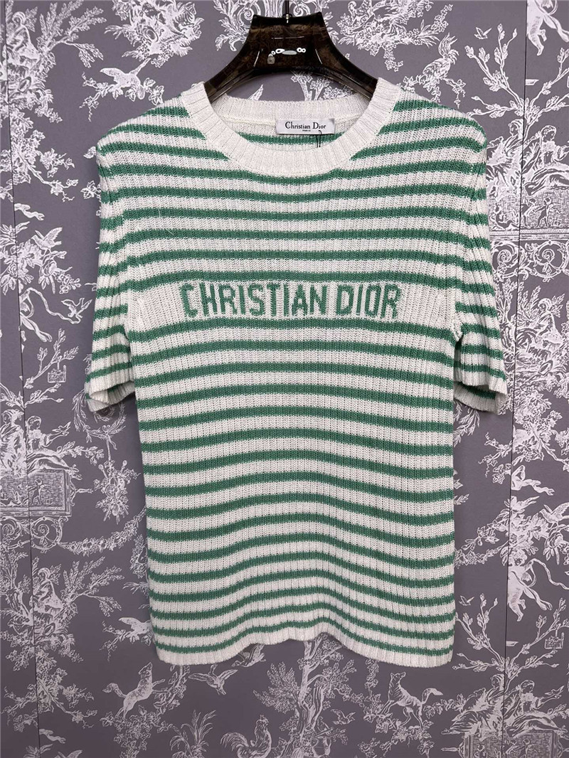 D10r striped knitted short sleeve replica clothing sites