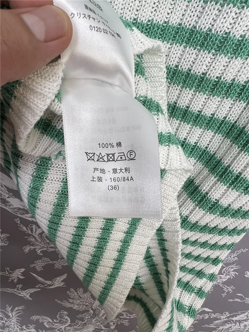 D10r striped knitted short sleeve replica clothing sites