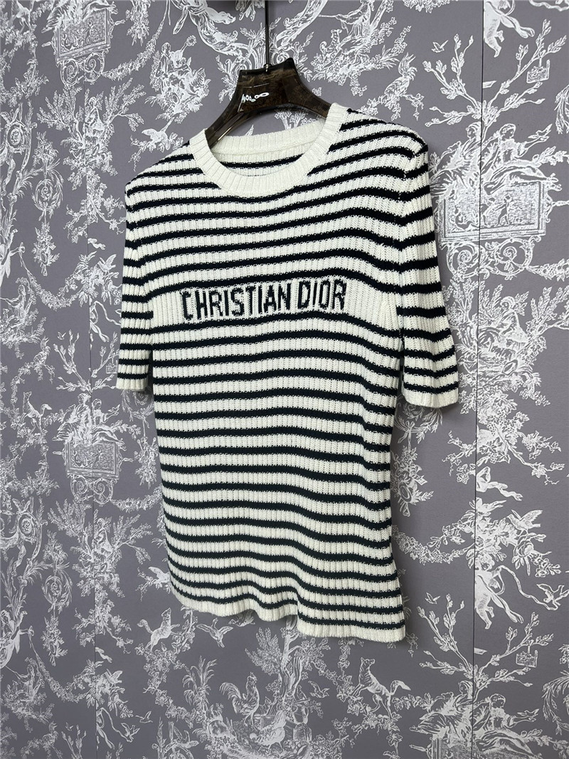 D10r striped knitted short sleeve replica clothing sites