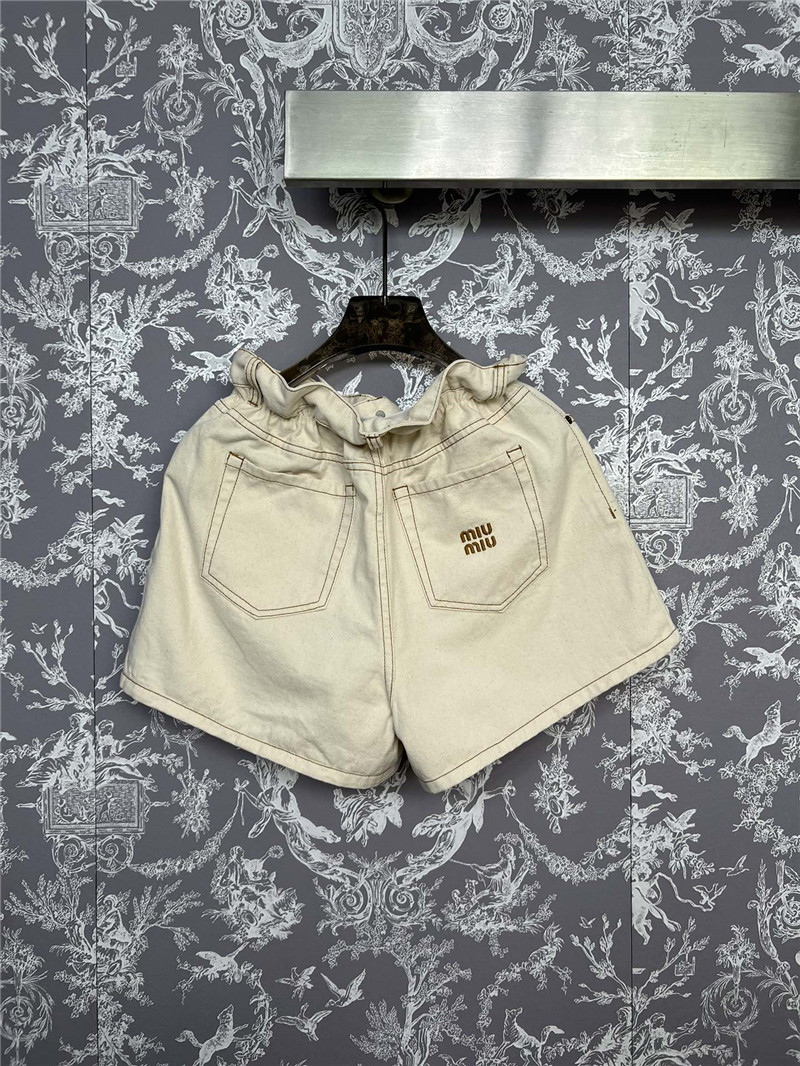M1um1u short sleeve shirt shorts suit replica clothing sites