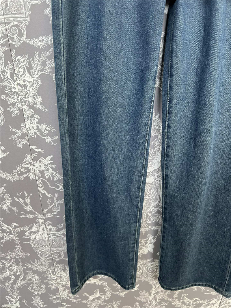 Ce1i*e high waist straight jeans replica clothes