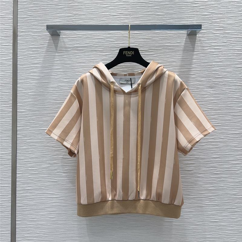F**di printed silk polo shirt set