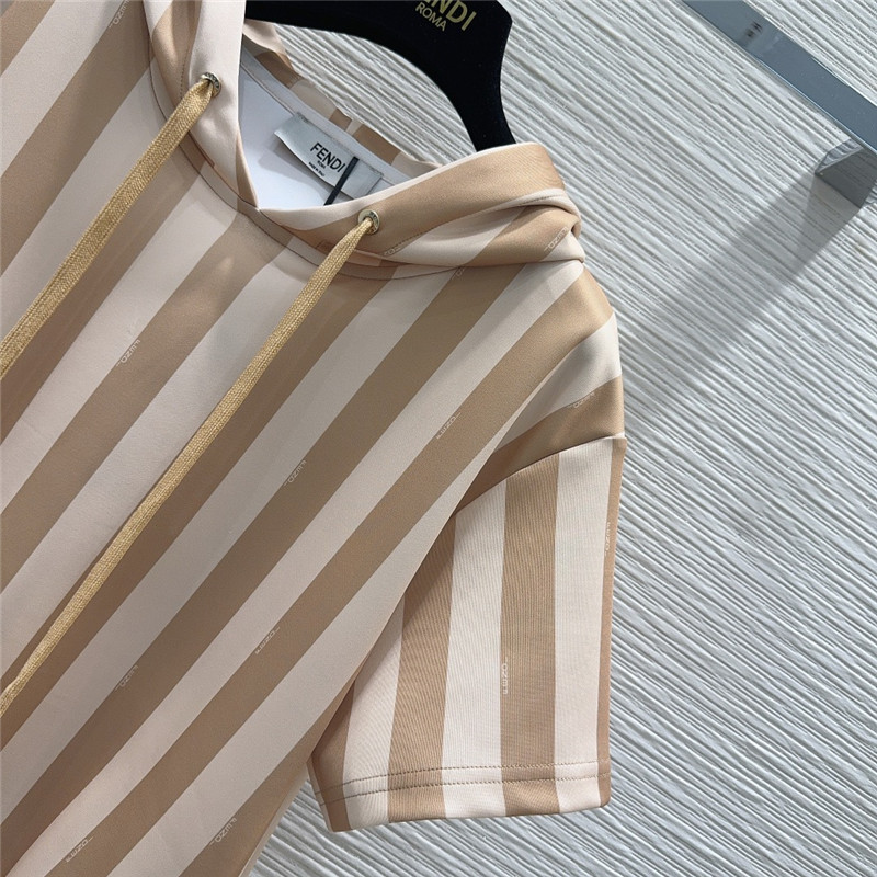 F**di printed silk polo shirt set