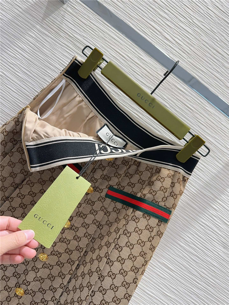 Gvc*1 contrast jacquard skirt replica designer clothes