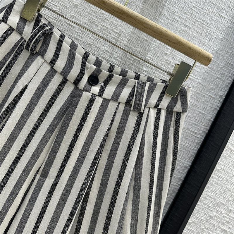 L0r0 P1ana pleated wide-leg straight trousers replica clothing