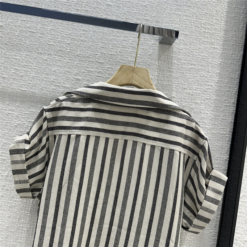 L0r0 P1ana curled short sleeve shirt replica clothing sites