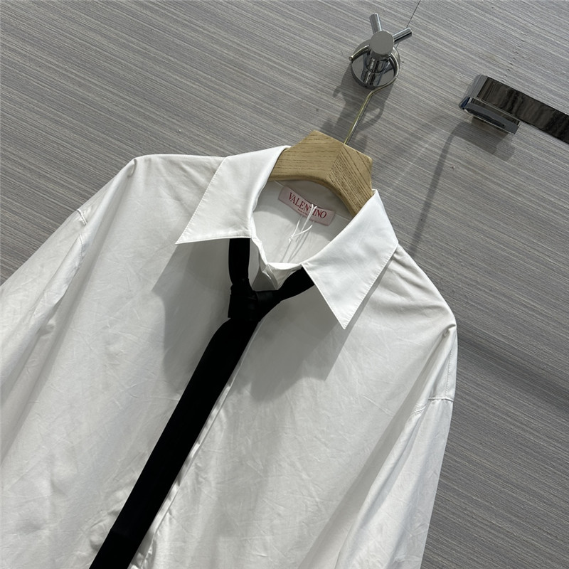 Va1e*ntin0 ruffle lace shirt dress replica clothes