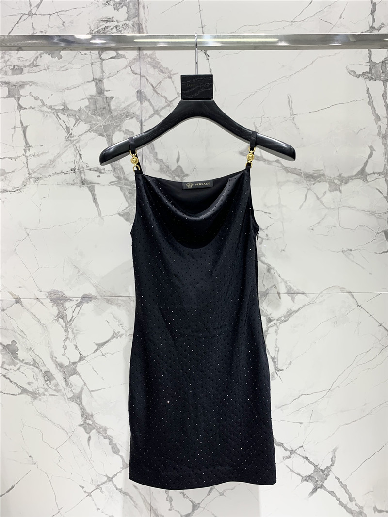 versace satin hot D1am0nd suspender dress replica clothing