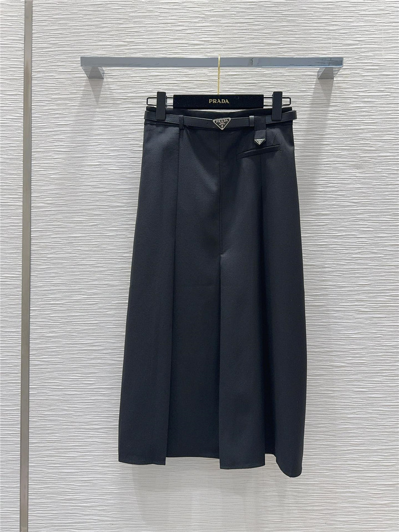 Pra*a pleated skirt replica designer clothes