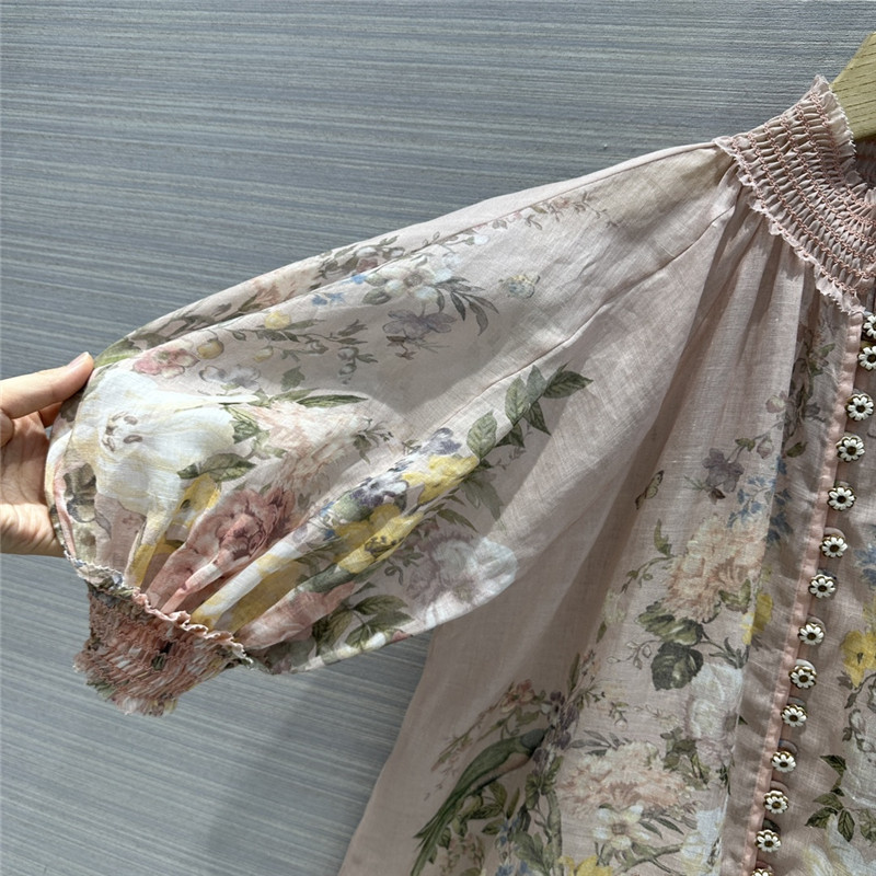 zimm high quality silk and linen shirt replica d&g clothing