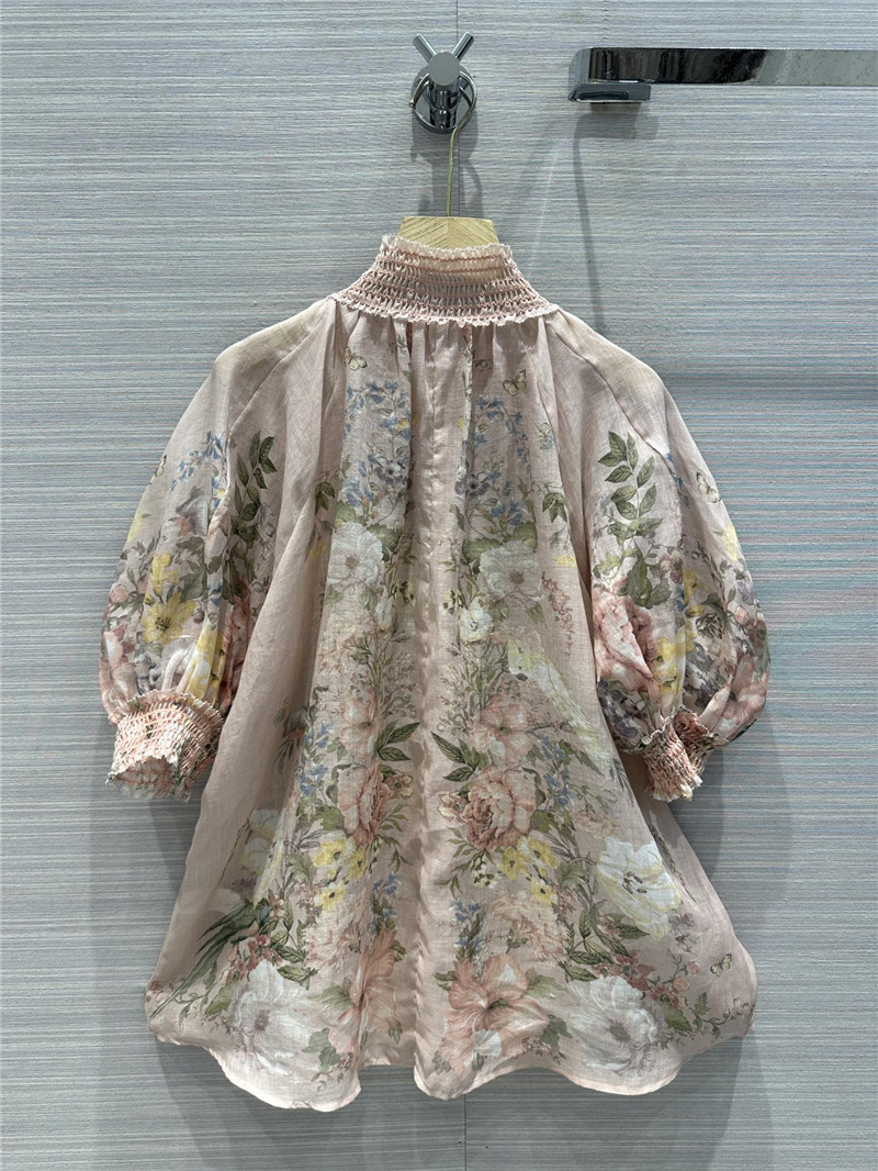 zimm high quality silk and linen shirt replica d&g clothing