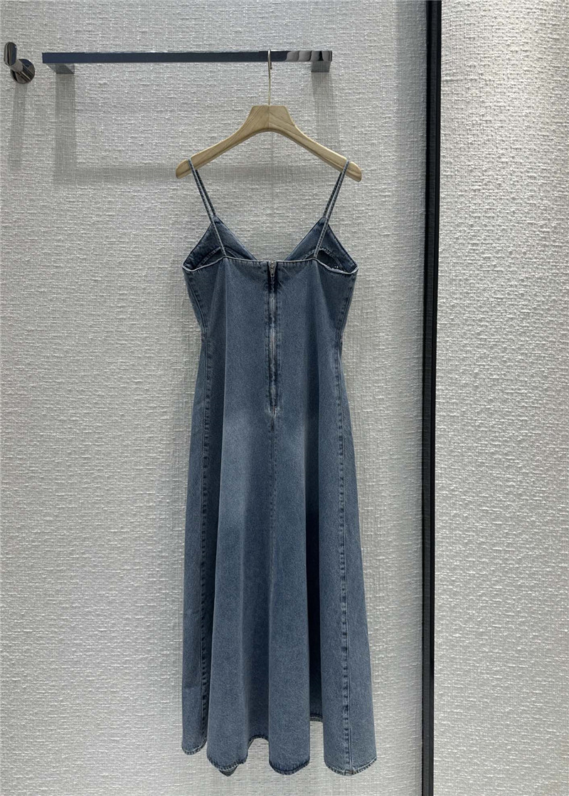 Chloé denim suspender maxi dress replica clothing sites