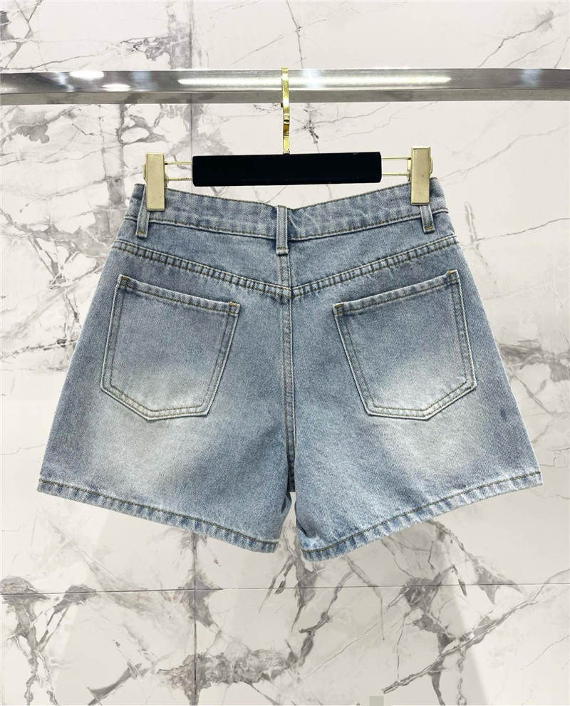 Ch**el beaded shorts on both sides replica d&g clothing