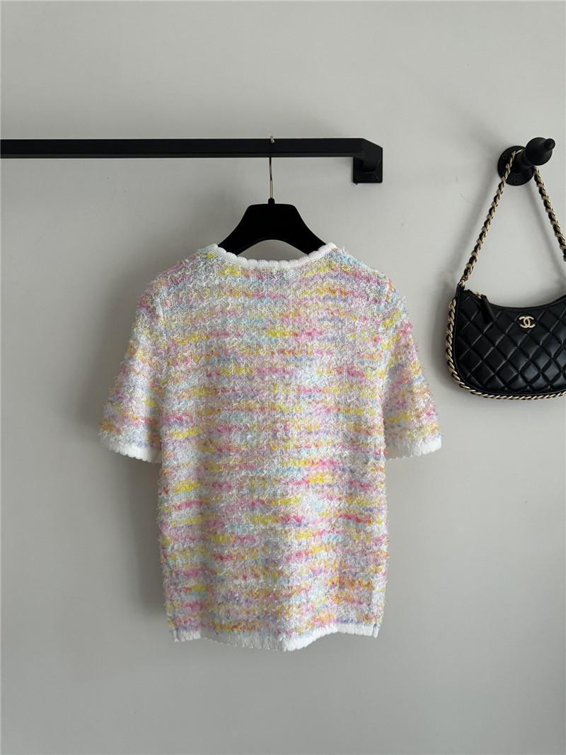 Ch**el new color short sleeve replica d&g clothing