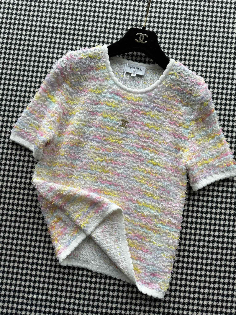 Ch**el new color short sleeve replica d&g clothing