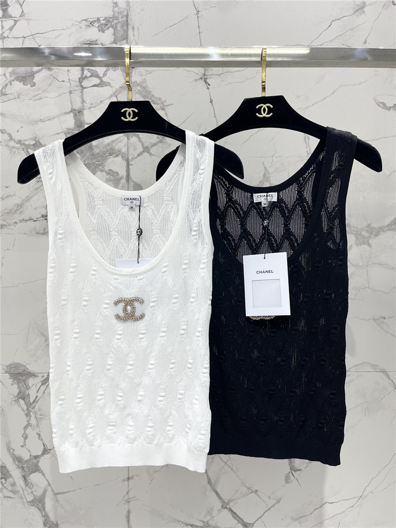 Ch**el new knitted vest replica d&g clothing