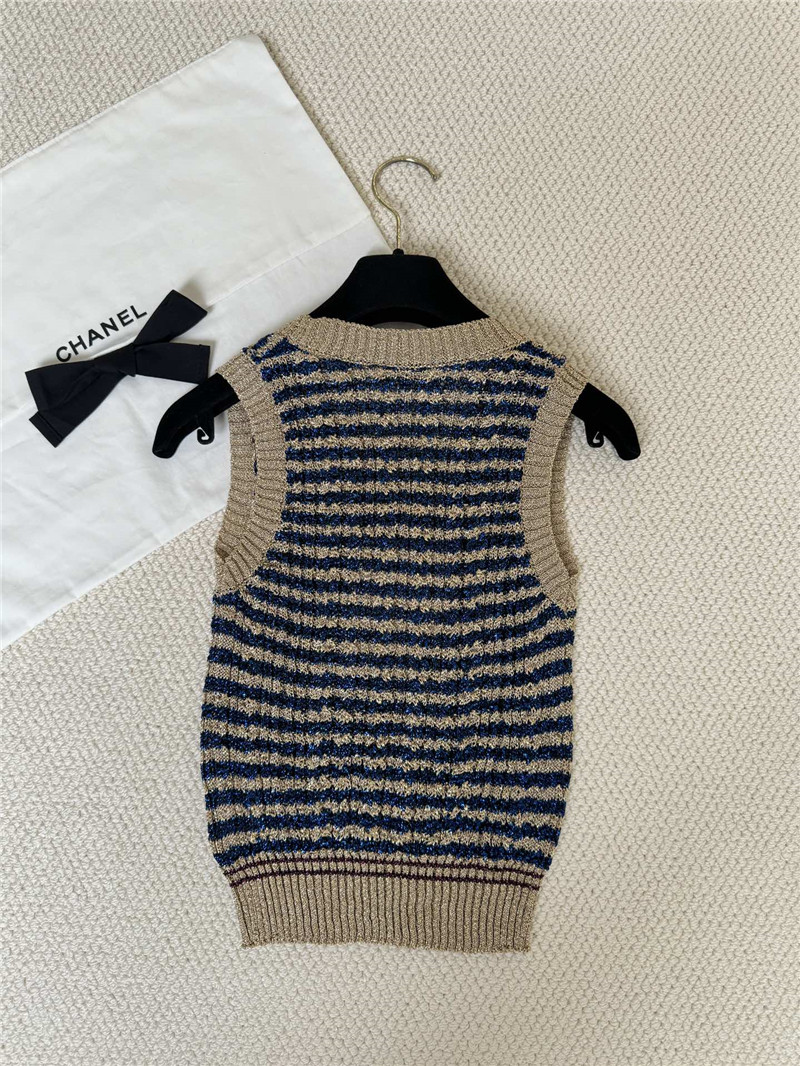 Ch**el new knitted vest replica d&g clothing