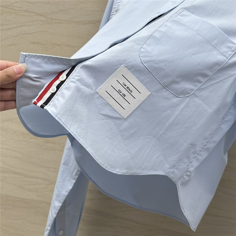 THOM BROWNE preppy short shirt replica clothes