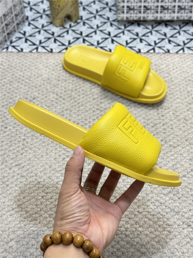 F**di roma slides yellow
