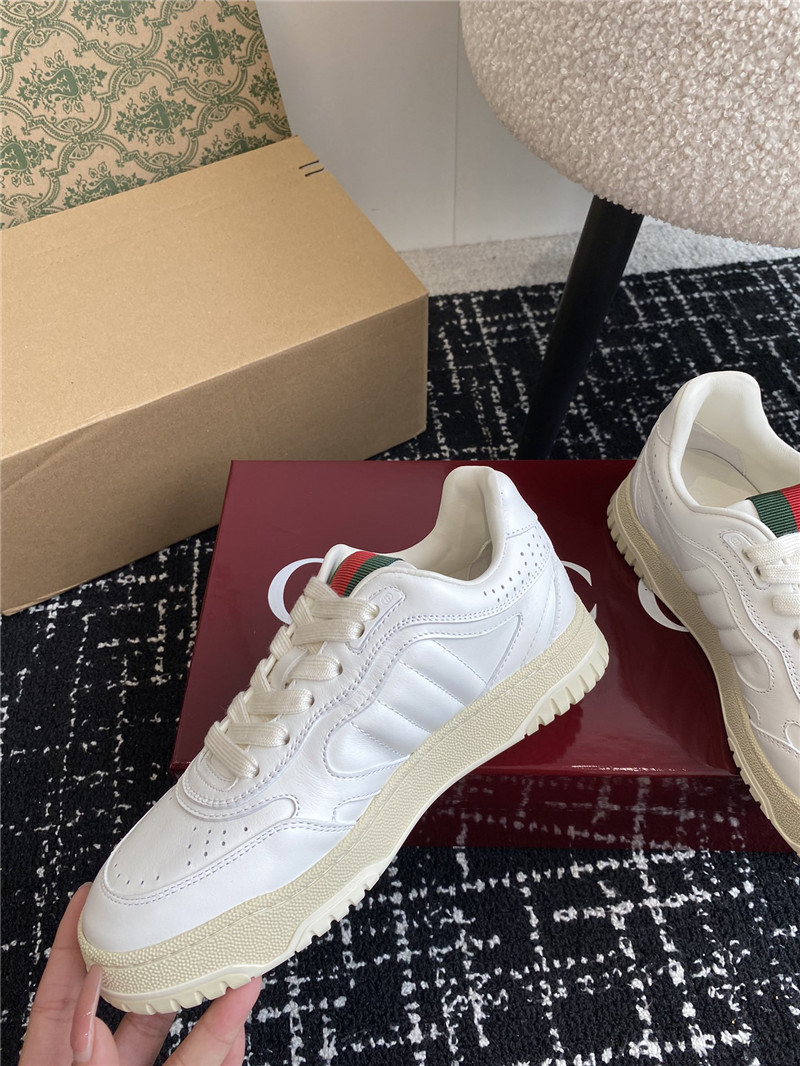 Gvc*1 white lace-up sneakers for ladies
