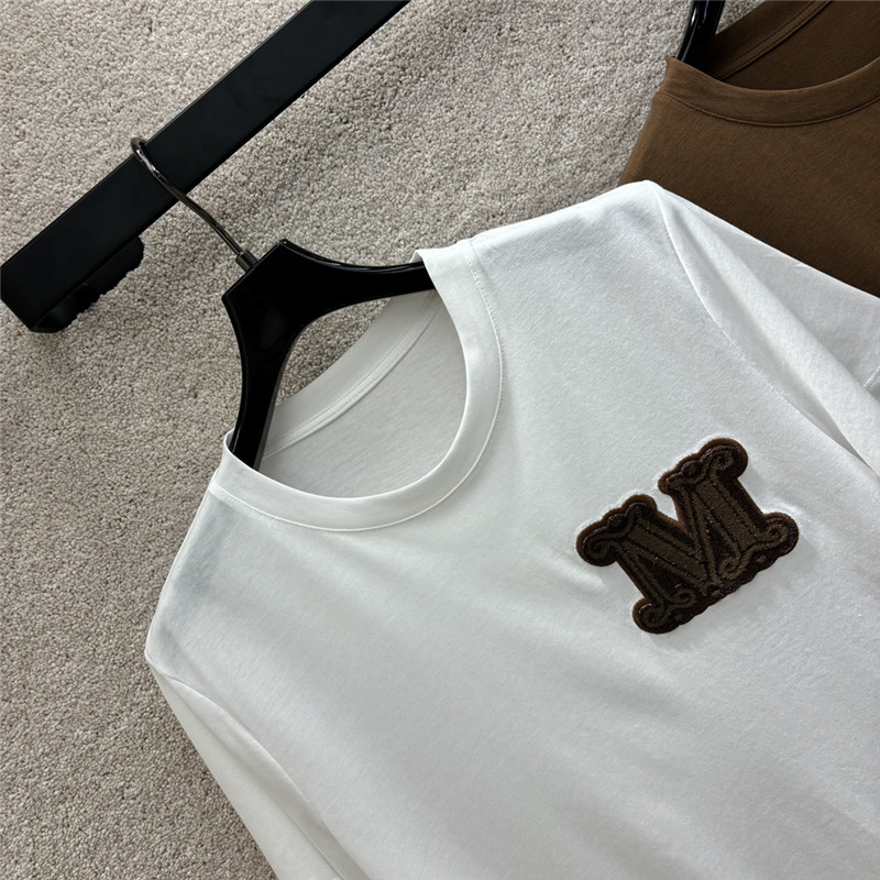 Vanitoo M letter short sleeve T-shirt replica designer clothes