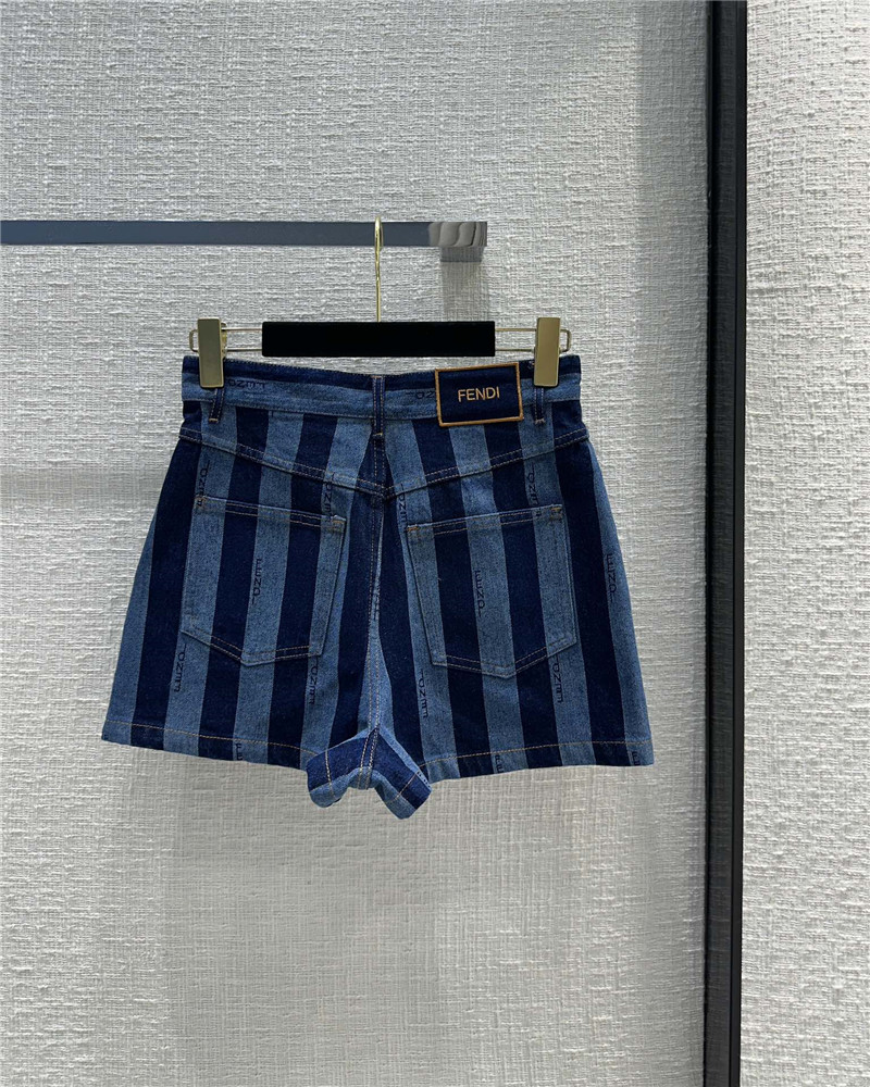 F**di denim shorts replica d&g clothing
