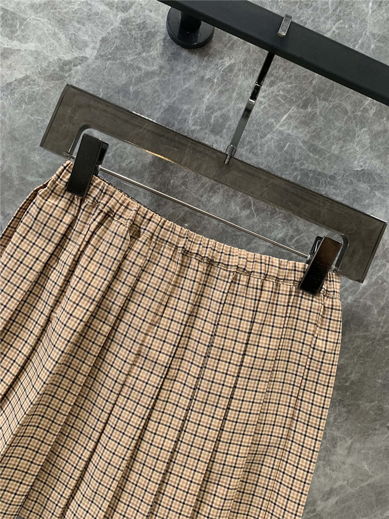 M1um1u plaid pleated skirt replica d&g clothing