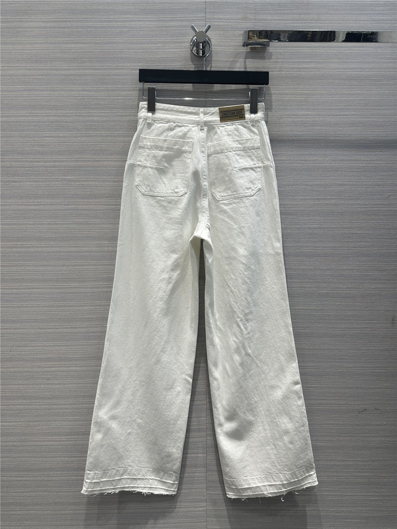 D10r straight white jeans replica d&g clothing