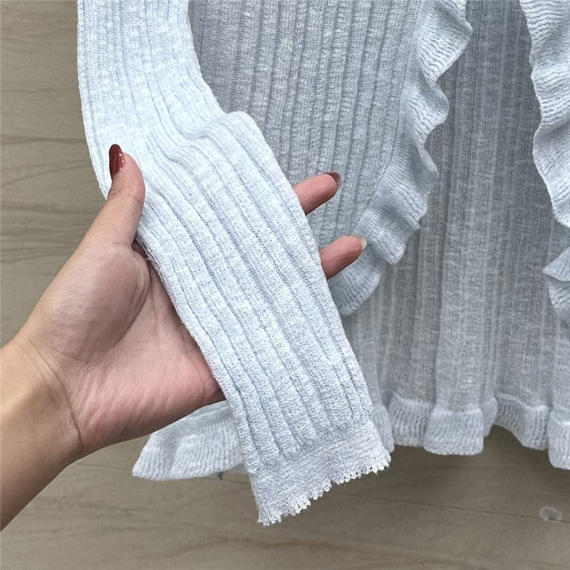 Ch**el knitted cardigan + vest set replica clothes