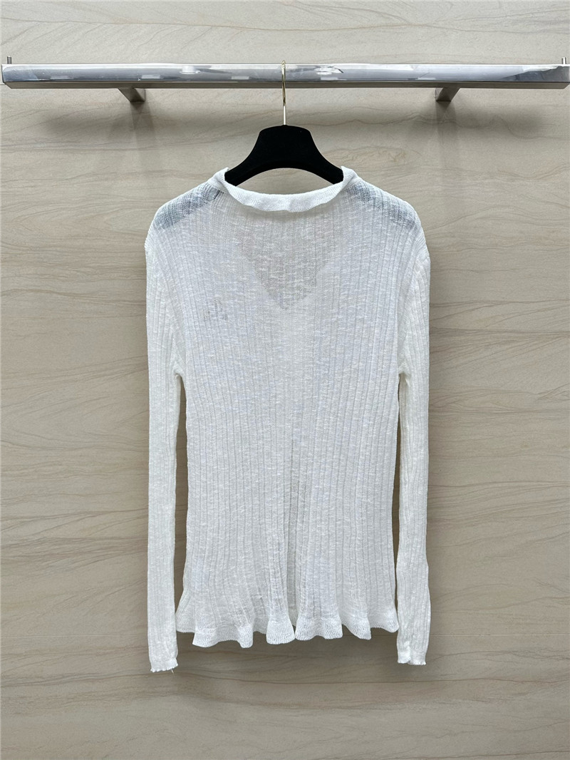 Ch**el knitted cardigan + vest set replica clothes
