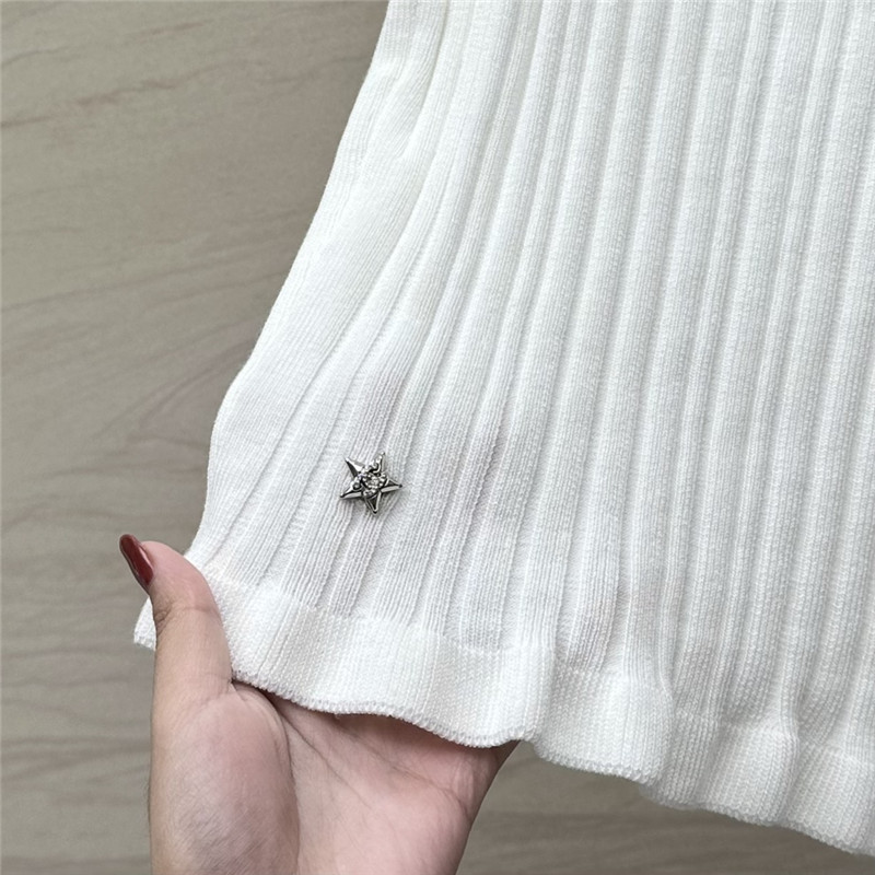 Ch**el knitted cardigan + vest set replica clothes