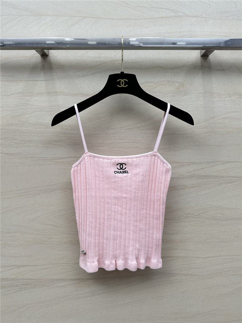Ch**el knitted cardigan + vest set replica clothes
