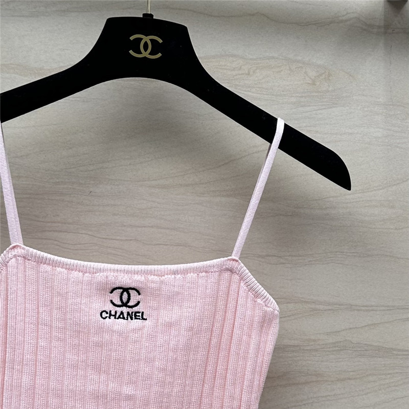 Ch**el knitted cardigan + vest set replica clothes