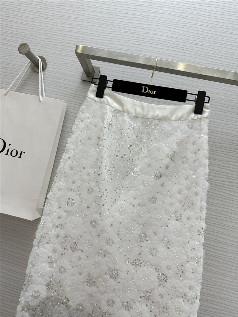 D10r floral sequin lace skirt replica d&g clothing