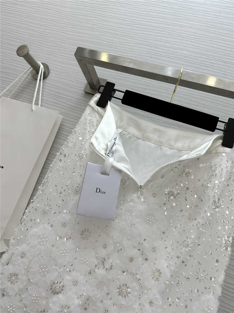 D10r floral sequin lace skirt replica d&g clothing