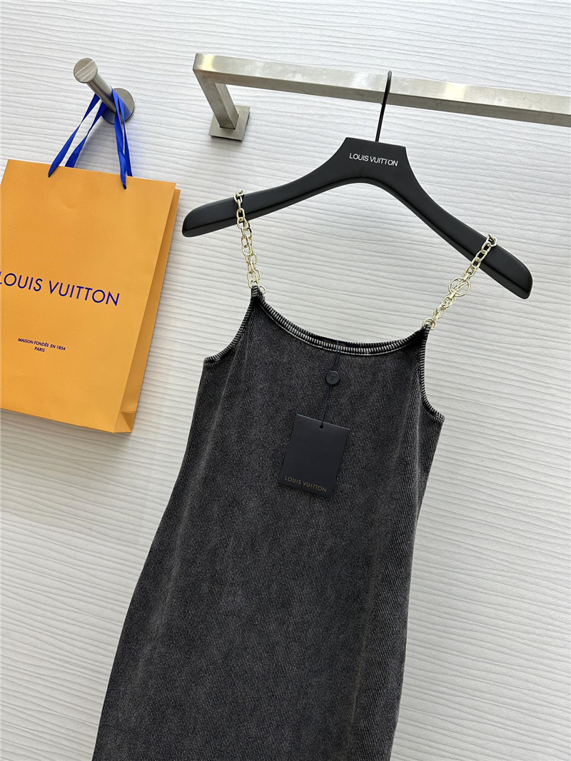 l0vis Vvtt0n lv distressed suspender skirt replicas clothes